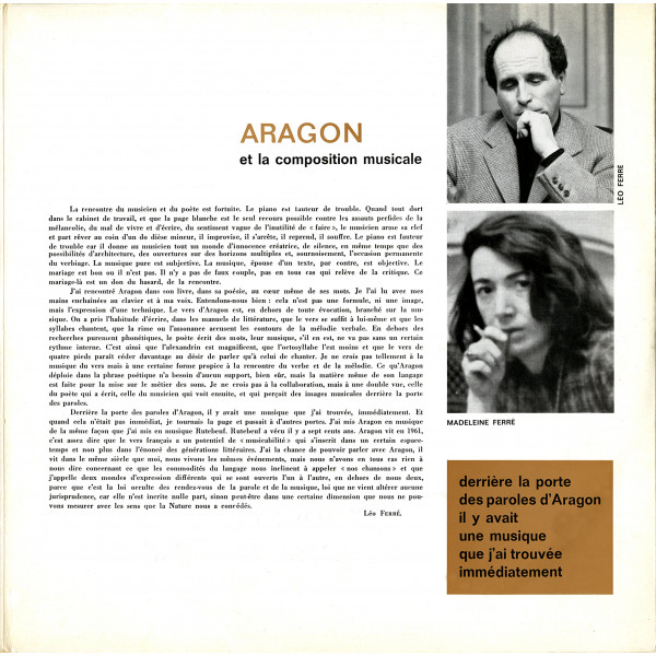 Les Chansons d'Aragon