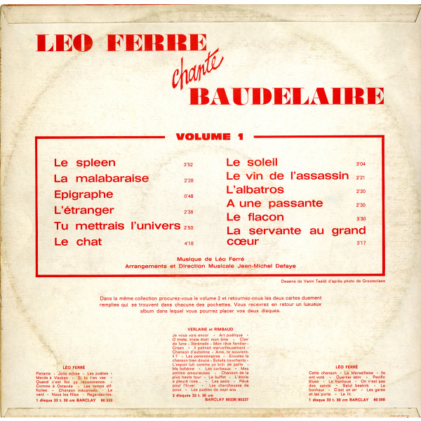 Léo Ferré chante Baudelaire